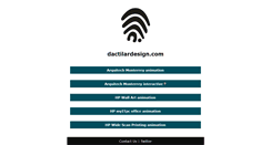 Desktop Screenshot of dactilardesign.com